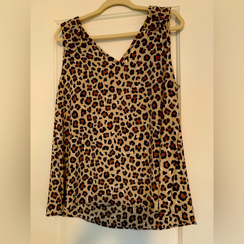 Never worn top. Large but it runs roomy